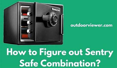 how to get combination for sentry safe manual