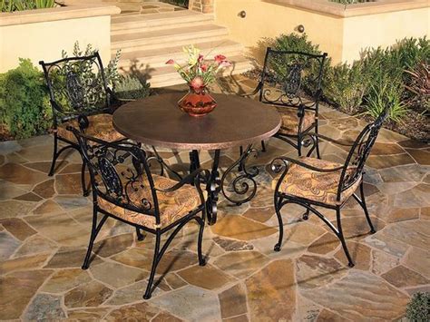 40 Wrought Iron Patio Furniture Sets For A Stylish Outdoor Area Baby