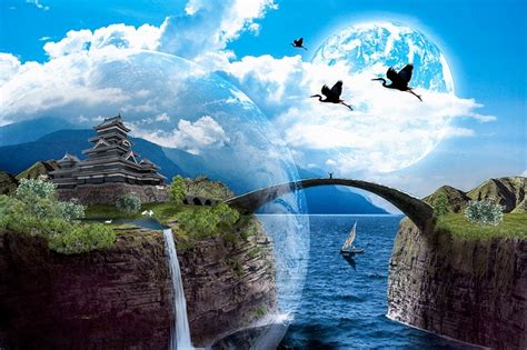 Download Dream Landscape Fantasy Royalty Free Stock Illustration Image