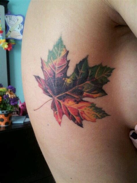 41 Best Fall Leaves Tattoo Images On Pinterest Autumn