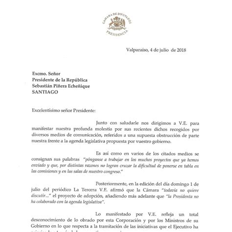 Carta Se El Presidente De La RepÚblicapdf Docdroid