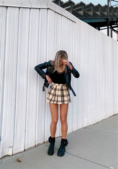 Skirt And Combat Boots Outfit Cute Outfits With Combat Boots Summer