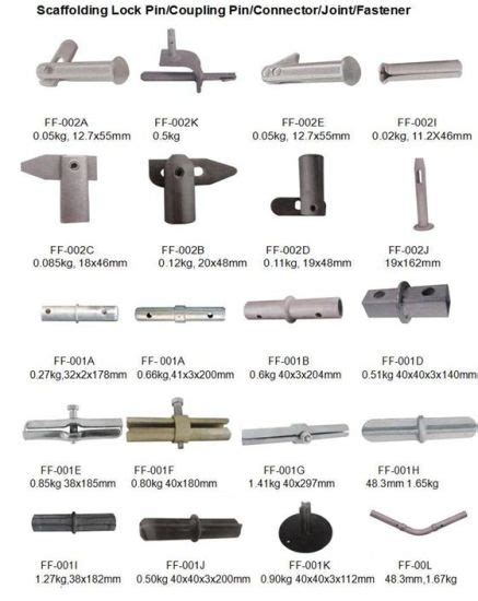 China Types Of Scaffolding Lock Pins China Scaffolding Lock Pins
