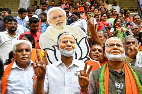 India Election Pm Narendra Modi On Course For Decisive Win