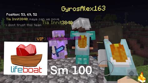 Sm 100 Minecraft Lifeboat Server Survival Mode Gameplay New Video Youtube