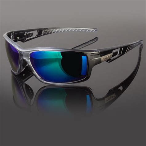 sunny shades new men polarized sunglasses sport wrap around mirror driving eyewear glasses