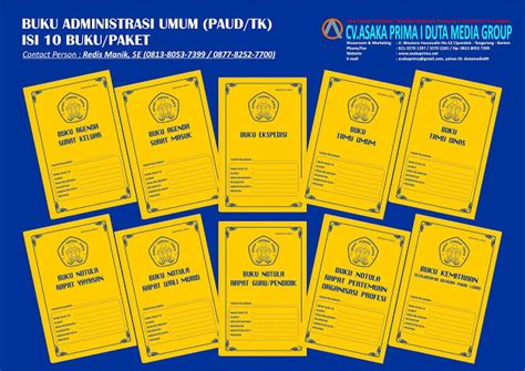 Cara membuat media pembelajaran paud roller alfabet. Jual Produk Buku Administrasi Paud Tk Murah 2020 - toko ...