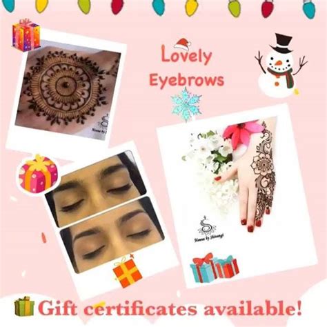 🎄🎁t Certificates Lovely Eyebrows Threading And Henna