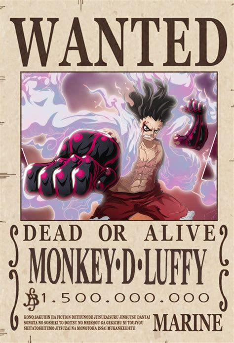 One Piece Katakuri Wanted Poster Avaniazriani