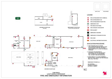 Fire Evacuation Plans Page — Cadds Architecture