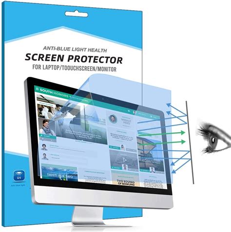 Fiimoo 215 Computer Anti Blue Light Screen Protector Anti Glare