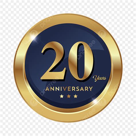 20th Anniversary Vector Hd Png Images 20th Anniversary Badge Logo Icon