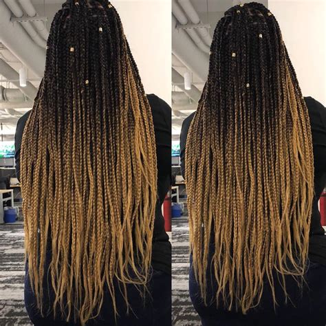 30 Medium Ombre Box Braids Fashionblog