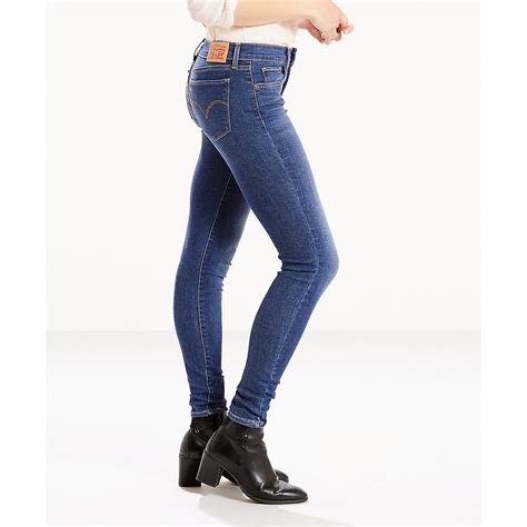 Levis Womens 710 Super Skinny Jeans Frolic Blue — Daves New York