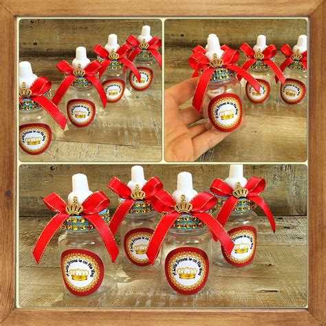 Get all your sparkling gold baby shower ideas here including baby shower invitations, baby shower games and matching party decorations. Plastic bottles are 3.5 decorated with your baby shower theme. Does not include any candy Price ...