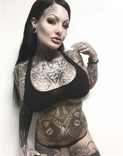 Mara Inkperial The Tattooed Goddess Who Emerged As A Charismatic Force In The Modeling Industry
