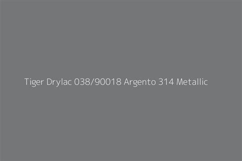 Tiger Drylac Argento Metallic Color HEX Code