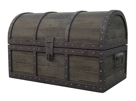 Empty Pirate Treasure Chest 3D model | CGTrader