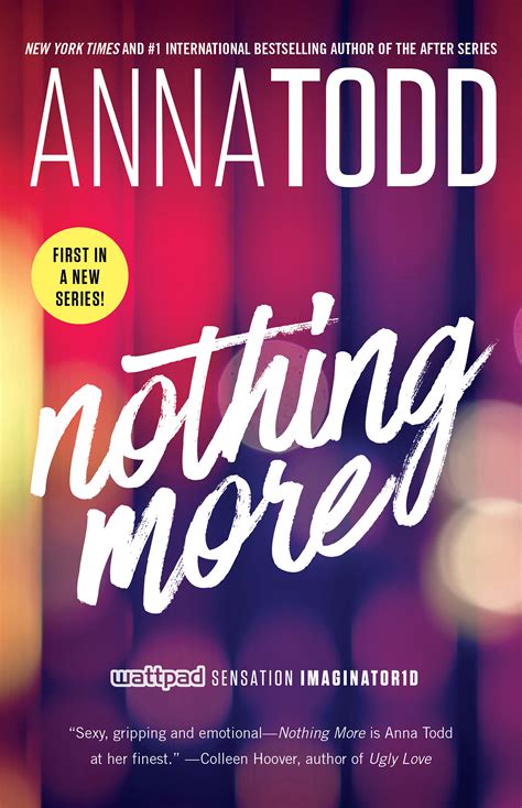 Nothing More Read Online Free Book By Anna Todd At Readanybook