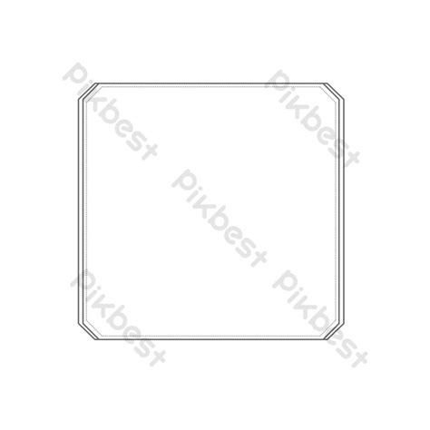 Gray Square Business Border Png Images Psd Free Download Pikbest