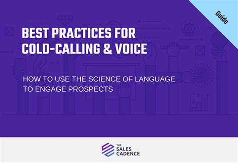 Guide Best Practices For Cold Calling And Voice Level 1 The Sales