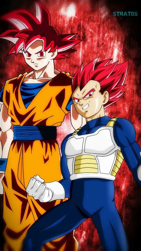 Goku And Vegeta Ssj God Dragon Ball EspaÑol Amino