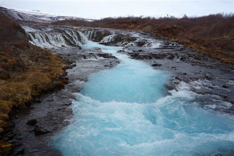 The Mystery Of The Blue Waterfall Brúarfoss Iceland Unlockingkiki