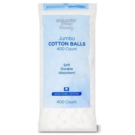 Equate Beauty Jumbo Cotton Balls 400 Count