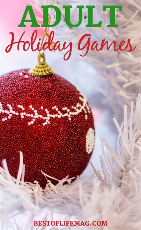 Adult Holiday Games For A Memorable Party