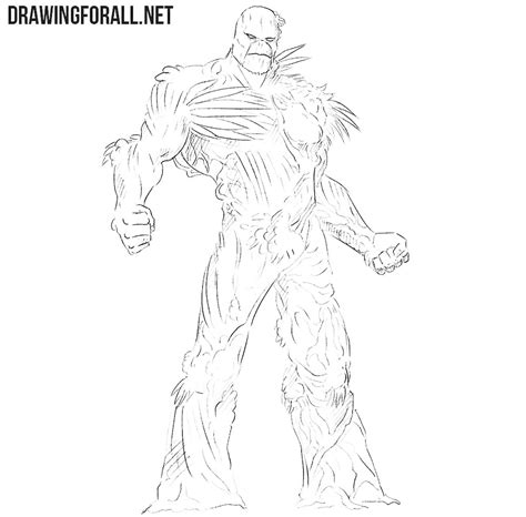 Things to draw when bored. How to Draw the Swamp Thing