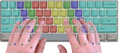 I found this site where you can practice typing. Let's Increase Typing Speed