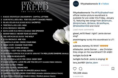 Parents need to know that fifty shades freed is the final installment in the fifty shades of grey trilogy, movies based on e.l. Jamie Dornan to sing on Fifty Shades Freed soundtrack