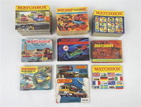 Sold At Auction Collection Of Matchbox Collectors Catalog