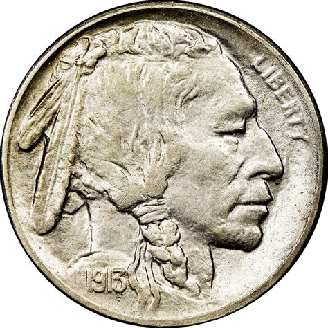 Us 1913 1938 Indian Head Buffalo Nickel 5 Cent Coin Silver Gold Two