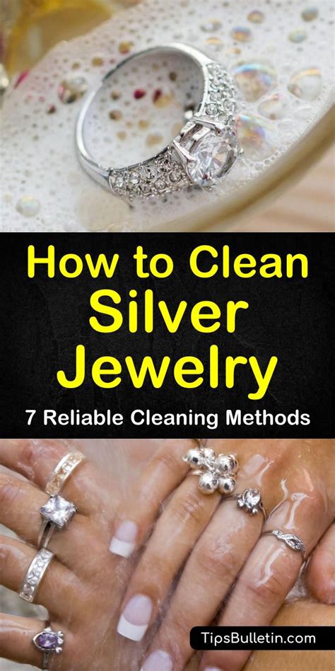 7 Reliable Ways To Clean Silver Jewelry Cleaning Silver Jewelry How