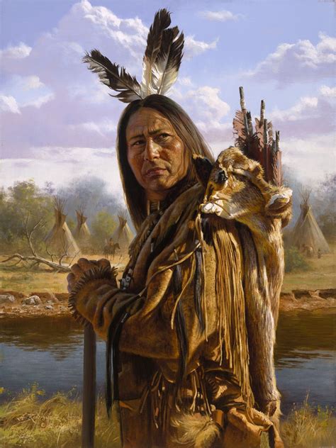 Lone Brave By Alfredo Rodriguez Indianer Ureinwohner Amerikas