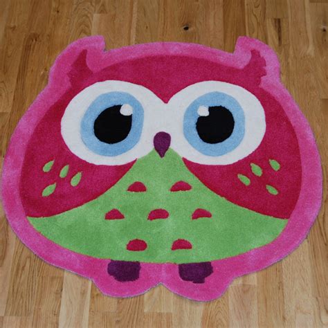 Hong Kong Owl Rugs In Pink Free Uk Delivery The Rug Seller