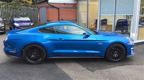Ford Mustang 2019 Velocity Blue £40500 Wilmslow Trustford