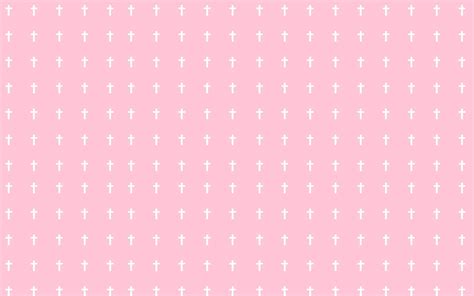 Download Light Pink Cross Pattern Wallpaper