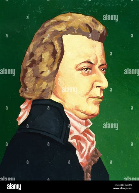 Wolfgang Amadeus Mozart 1756 1791 Austrian Composer Portrait