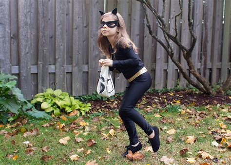 Handmade Halloween 2015 Kid Catwoman Skirt As Top