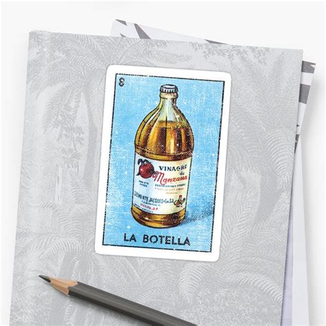 la botella loteria card the bottle sticker by casadeloteria redbubble