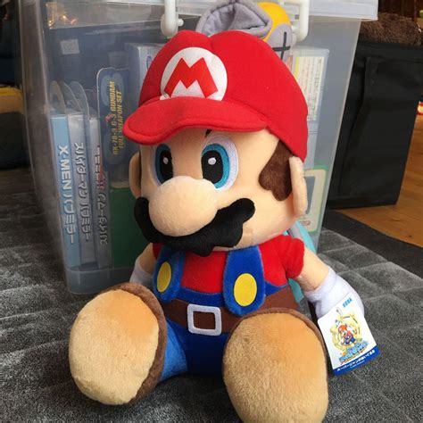 Segaprize Super Mario Sunshine Mario Super Mario Plushes Wikia Fandom