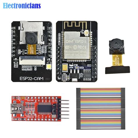 Esp32 Cam Wifi Bluetooth Modul Ft232rl Ftdi Usb Untuk Ttl Serial