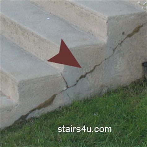 Why should you choose stairs? Structural Concrete Crack In Side Of Stairs