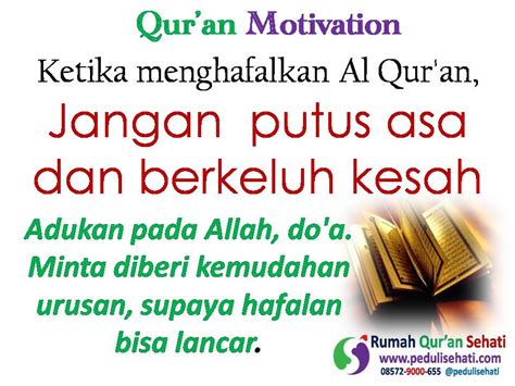 20+ Ide Kata Motivasi Penghafal Quran | Pena Bijak