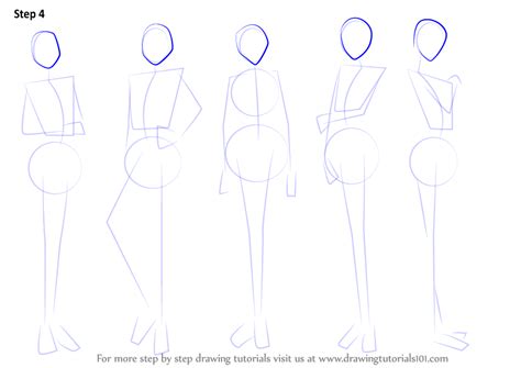 Learn How To Draw Anime Body Female Body Step By Step Drawing