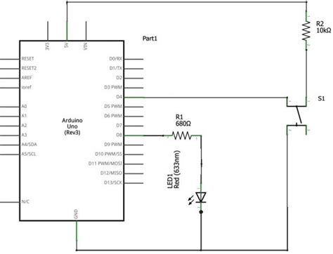 Using Push Button Switch With Arduino Uno