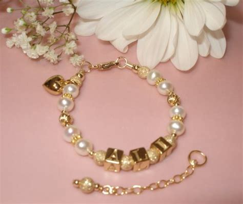 Read 12 customer reviews of the johnsons baby gold shampoo & compare with other baby shampoo at review centre. Gold Filled 20K Pearl Personalized Name Bracelet And Earrings From Baby Bead Treasures Review
