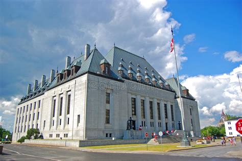 Supreme Court Of Canada Ottawa Editorial Stock Photo Image Of